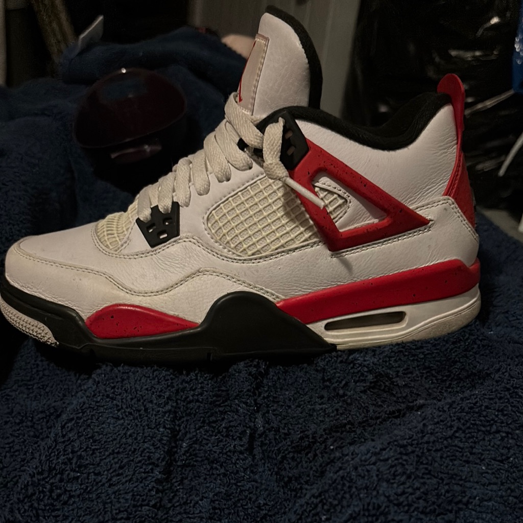 Jordan Women's Sneakers - White And Red